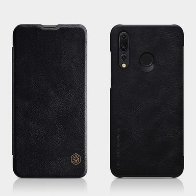 Кожаный чехол Nillkin Qin Leather Case Черный для Huawei Nova 4(4)