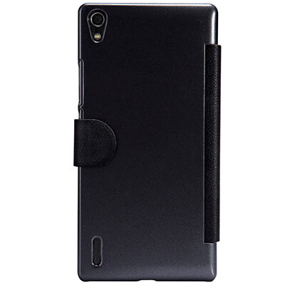 Полиуретановый чехол Nillkin Fresh Series Black  для Huawei Ascend P7(2)