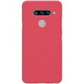 Пластиковый чехол с подставкой Nillkin Super Frosted Shield Красный для LG V40(#1)
