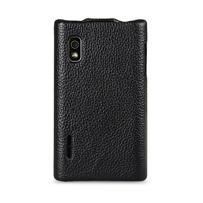 Кожаный чехол Melkco Leather Case Black LC для LG Optimus L5 E610(2)