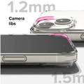Защитный чехол TPU+PC Magic Mask Air Bairrer прозрачный для Apple iPhone 15(#5)