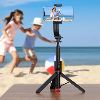 Трипод селфи-палка Acefast E42 selfie stick with automatic tripod(9)