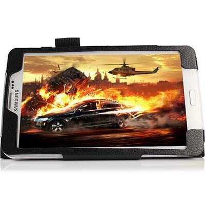 Кожаный чехол TTX Case Black для Samsung Galaxy Tab 4 7.0 SM-T230(3)