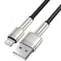 Кабель Baseus CALJK-01 Cafule Series Metal Data Cable USB to Lightning 2.4A 0.25m черный(#2)