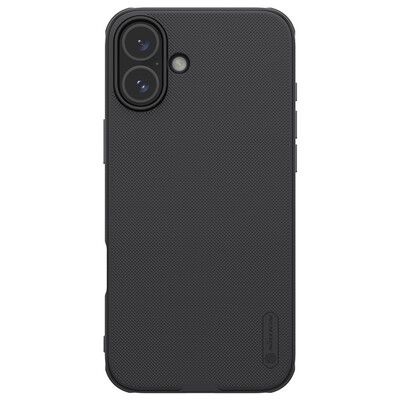 Пластиковый чехол с пластиной Magsafe Nillkin Super Frosted Shield Pro Magnetic Case Черный для Apple iPhone 16(1)