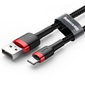 Baseus Cafule Cable USB For lighting 2.4A 1M (CALKLF-B19) красно-черный(#3)