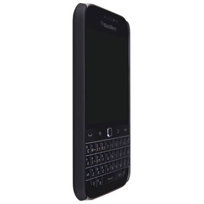 Пластиковый чехол с пленкой Nillkin Super Frosted Shield Black для BlackBerry Q20(2)