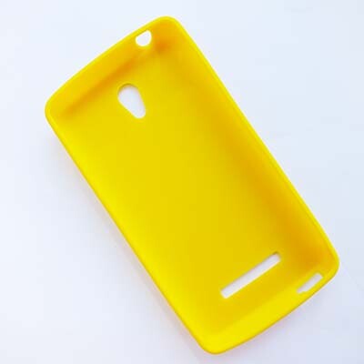 Силиконовый чехол Becolor S-Line Yellow для OPPO Clover R815(2)
