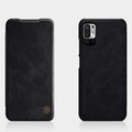 Кожаный чехол Nillkin Qin Leather Case Черный для Xiaomi Poco M3 Pro(#4)