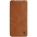 Кожаный чехол Nillkin Qin Pro Leather Case Коричневый для Samsung Galaxy S22 Ultra(#1)