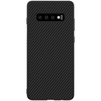 Пластиковый чехол Nillkin Synthetic Fiber Черный для Samsung Galaxy S10 Plus