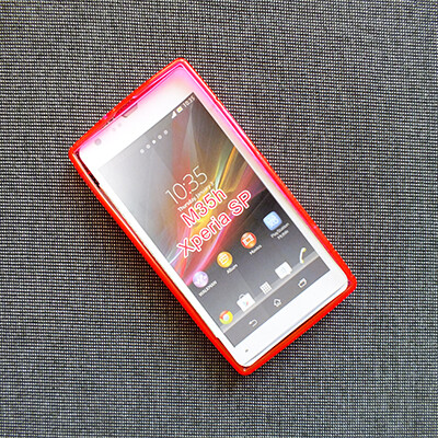 Силиконовый чехол Dutofone Pink для Sony Xperia SP M35i(2)