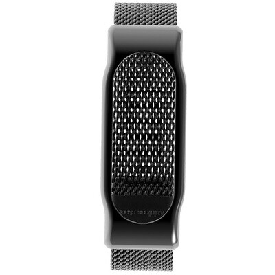 Сменный стальной браслет Milanese Loop Серый для Xiaomi Mi Band 2(2)