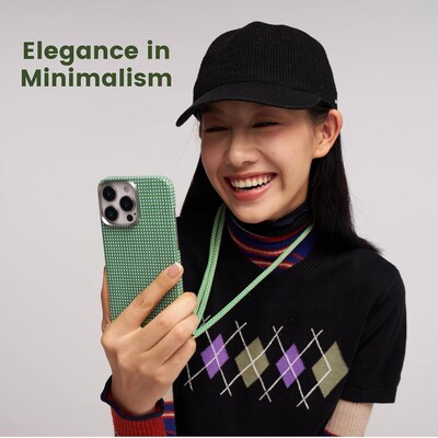 Кевларовый чехол Pitaka Ultra-Slim Case MagSafe Forest Green для Apple iPhone 16 Pro(7)