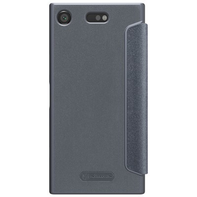 Полиуретановый чехол книга Nillkin Sparkle Leather Case Black для Sony Xperia XZ1 Compact(2)
