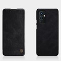 Кожаный чехол Nillkin Qin Leather Case Черный для OnePlus 9R(#4)