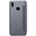 Полиуретановый чехол книга Nillkin Sparkle Leather Case Черный для Huawei P Smart 2019\ Honor 10 Lite(#2)