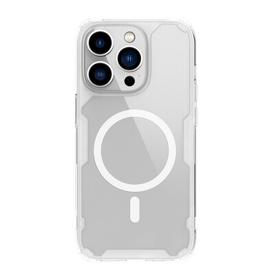 Силиконовый чехол Nillkin Nature TPU Pro Magnetic Case Прозрачный для Apple iPhone 14 Pro(1)