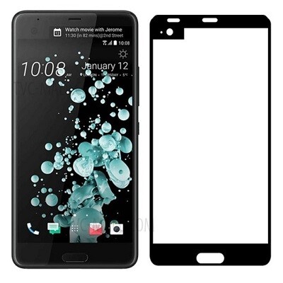Противоударное защитное стекло Full Screen 0.3mm черное для HTC U Ultra(1)