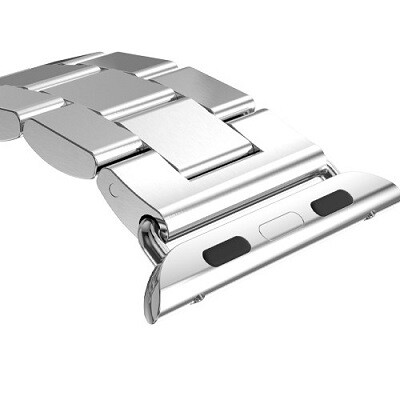 Ремешок металлический Watch Stainless Steel Silver для Apple Watch Series  49/45/44/42mm(5)