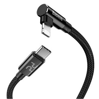 Кабель Baseus MVP Elbow Type-C to iP Cable PD 18W (CATLMVP-A01)(3)