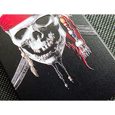 Пластиковый чехол Skull Case Black для Apple iPhone 5/5s/SE(4)