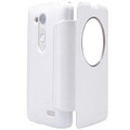 Полиуретановый чехол Nillkin Sparkle Leather Case White  для LG L FINO D295(#2)