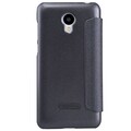 Полиуретановый чехол Nillkin Sparkle Leather Case Black для Meizu M2 mini(#2)