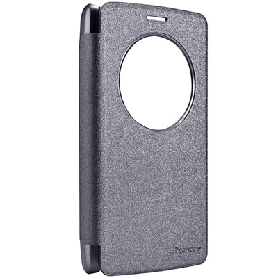 Полиуретановый чехол Nillkin Sparkle Leather Case Black  для LG Optimus G3s D724(2)