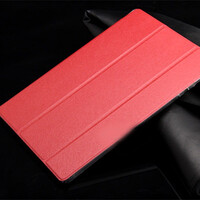 Полиуретановый чехол Book Cover Case Red для Lenovo Idea Tab S6000