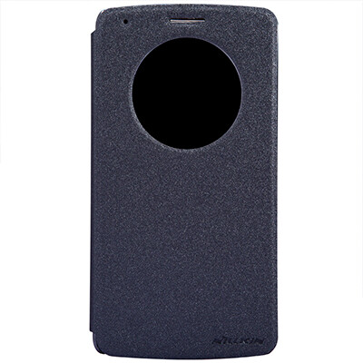 Полиуретановый чехол книга Nillkin Sparkle Case Black  для LG Optimus G3 D850(4)