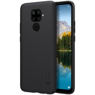 Пластиковый чехол с подставкой Nillkin Super Frosted Shield Черный для Huawei Mate 30 Lite (Nova 5i Pro)(3)