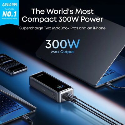 Внешний аккумулятор Anker Prime Power Bank A110A 300W 26000mAh (CCC)(5)