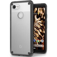 Чехол бампер Ringke Fusion прозрачно-серый для Google Pixel 3a
