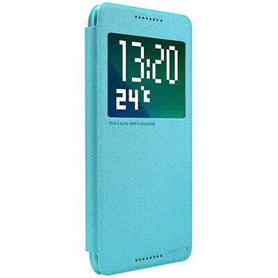 Полиуретановый чехол Nillkin Sparkle Leather Case Blue  для HTC Desire 820 Dual Sim(1)