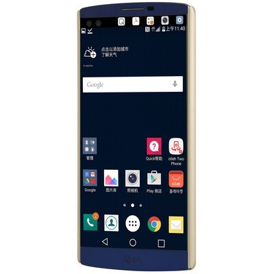 Пластиковый чехол с пленкой Nillkin Super Frosted Shield Gold для LG V10(2)