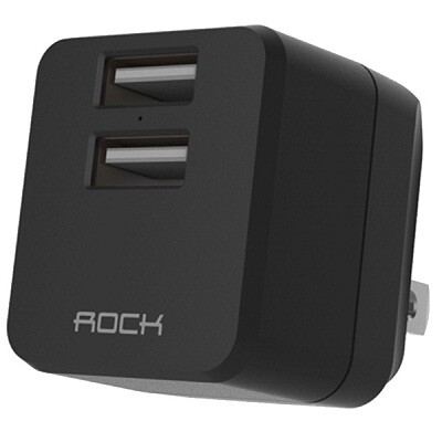 Зарядное устройство Rock Mini Tank Travel Chargerr 2 USB 2,4A(1)