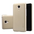 Пластиковый чехол с пленкой Nillkin Super Frosted Shield Gold для Meizu M2 Note(#3)