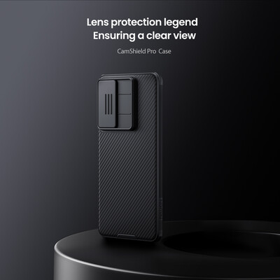 Чехол-накладка Nillkin CamShield Pro Синяя для Samsung Galaxy S25 Edge(7)