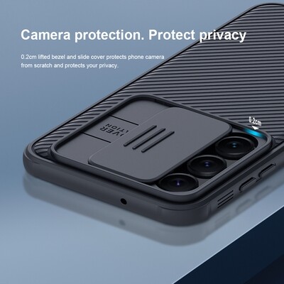 Чехол-накладка Nillkin CamShield Pro Зеленая для Samsung Galaxy S23(8)