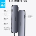 USB-хаб Anker Nano USB-C Hub 7-in-1 4K HDMI A83D2 серый(#2)