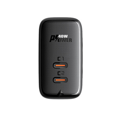 Зарядное устройство Acefast A9 GaN PD40W (2xUSB-C) черное(4)