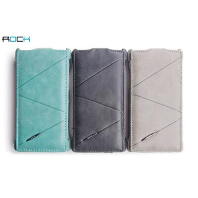 Кожаный чехол книга Rock Big-City Series Black для Sony Xperia S/SL LT26i(3)