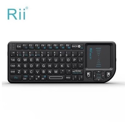 Клавиатура беспроводная мини для Smart TV, Android TV, компьютера, планшета с тачпадом Rii Mini x1(1)