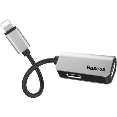 Переходник Lightning - Dual Lightning Baseus L37 CALL37-S1 серебро(3)