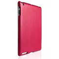 Кожаный чехол Jisoncase Smart Leather Case Rose Red для Apple iPad 4(#4)