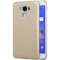 Пластиковый чехол с пленкой Nillkin Super Frosted Shield Gold для Asus ZenFone 3 Max ZC553KL(#3)