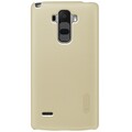 Пластиковый чехол с пленкой Nillkin Super Frosted Shield Gold для LG G4 Stylus(#1)