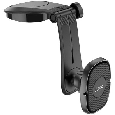 Магнитный держатель Hoco CA61 Six Super Magnetic in-car holder на клеящейся платформе, Черный(1)