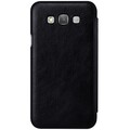 Кожаный чехол Nillkin Qin Leather Case Black для Samsung Galaxy E7(#2)